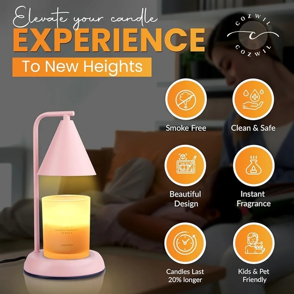 Candle Warmer Lamp with Timer - Picture 2 of 4